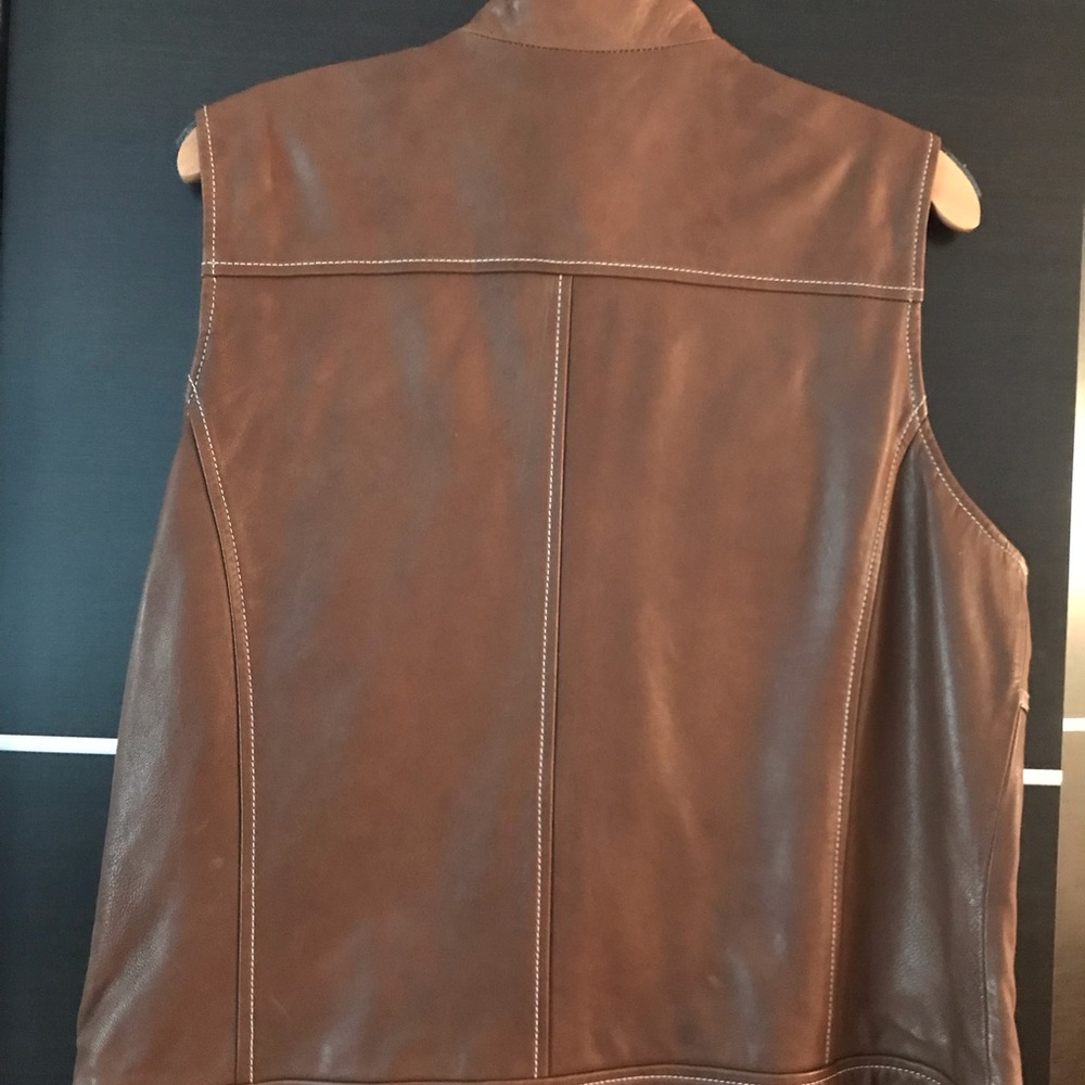 Coldwater Creek Leather Vest - Picture 8 of 8